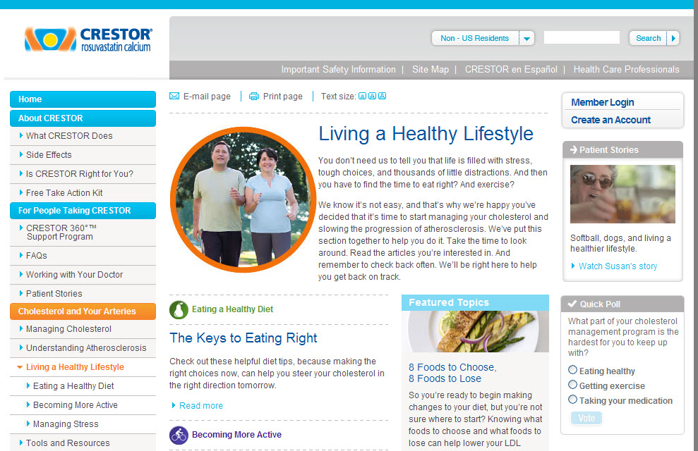 Crestor Brand Site Crestor Brand Site