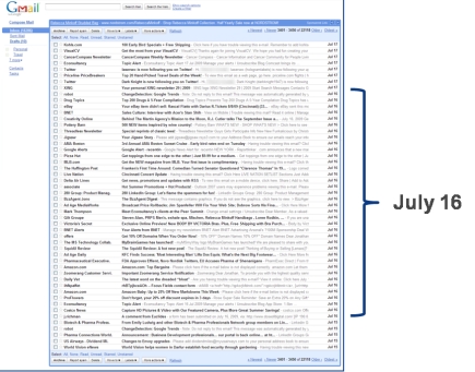 My Cluttered Gmail Inbox My Cluttered Gmail Inbox