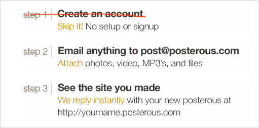 Posterous Set Up and Blogging Posterous Set Up and Blogging