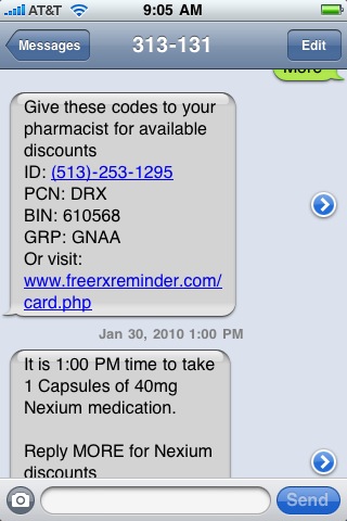Free Rx Reminder SMS 2 Free Rx Reminder SMS 2